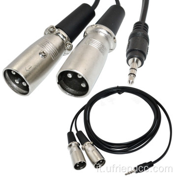 Adattatore da 3,5 mm Conect XLR Mini XLR